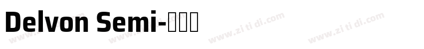 Delvon Semi字体转换